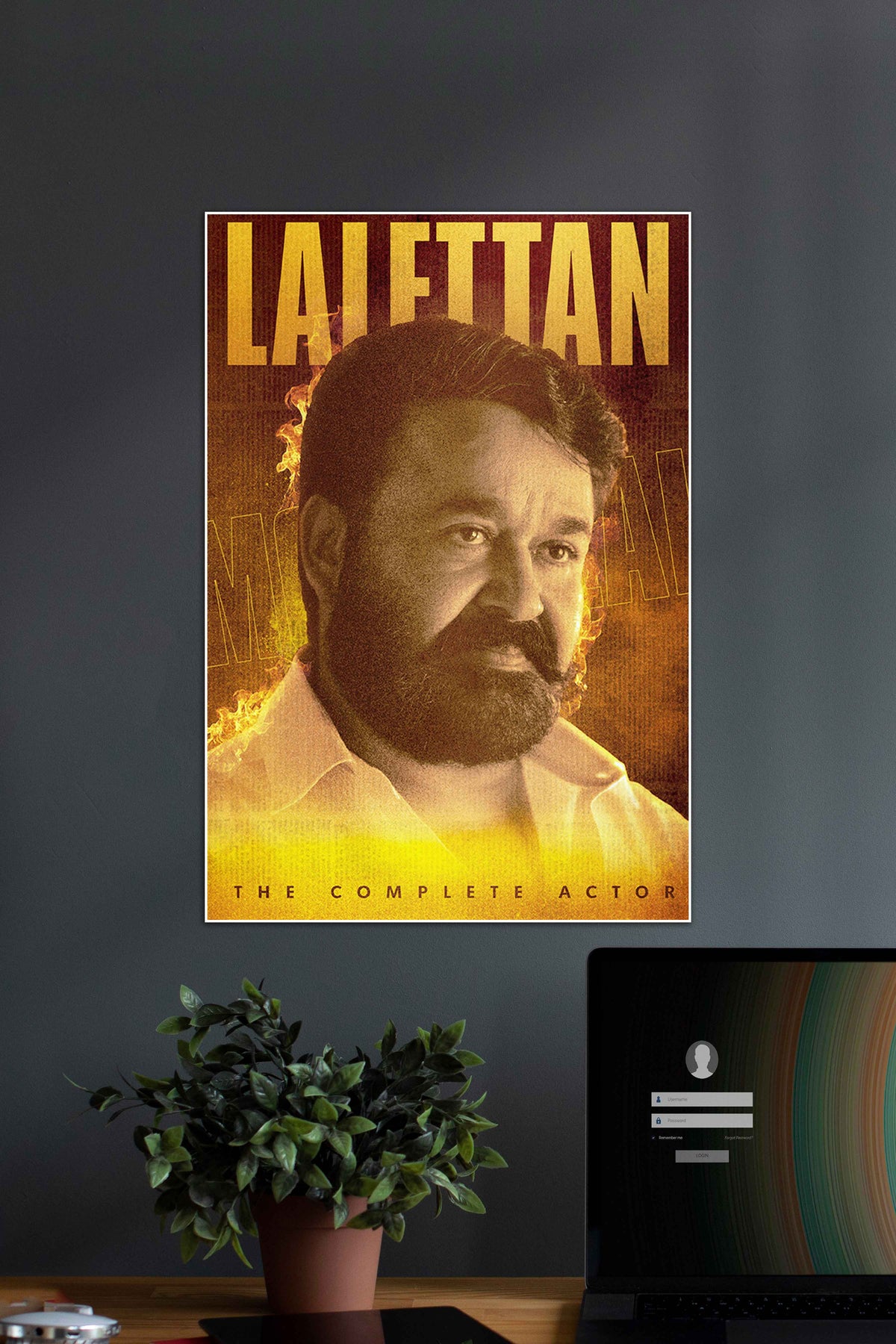 Lalettan x Mohanlal | Mollywood | Movie Posters - A4