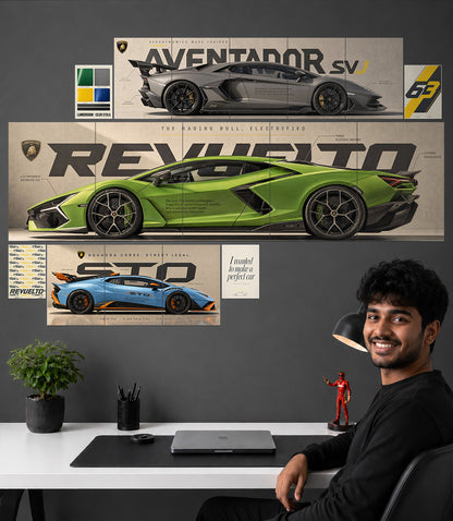 Perfect Lamborghini Wall Setup | Wall Setup Pack