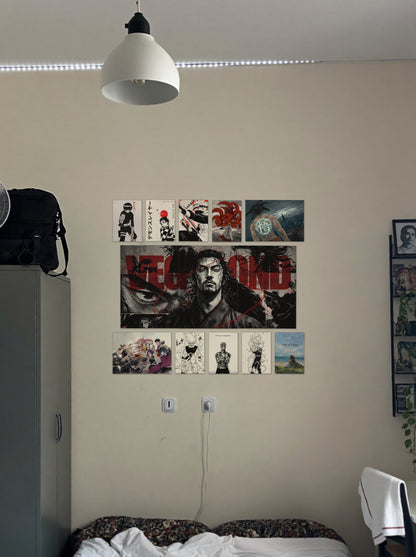 Legendary Warriors wall setup pack in a real room, view 5