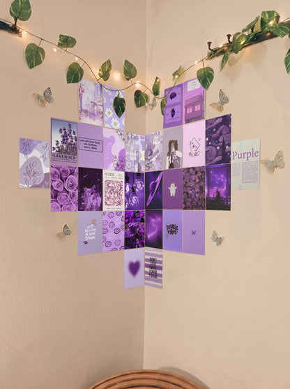 Lilac Aesthetic Collectible | PURPLE | Wall Set