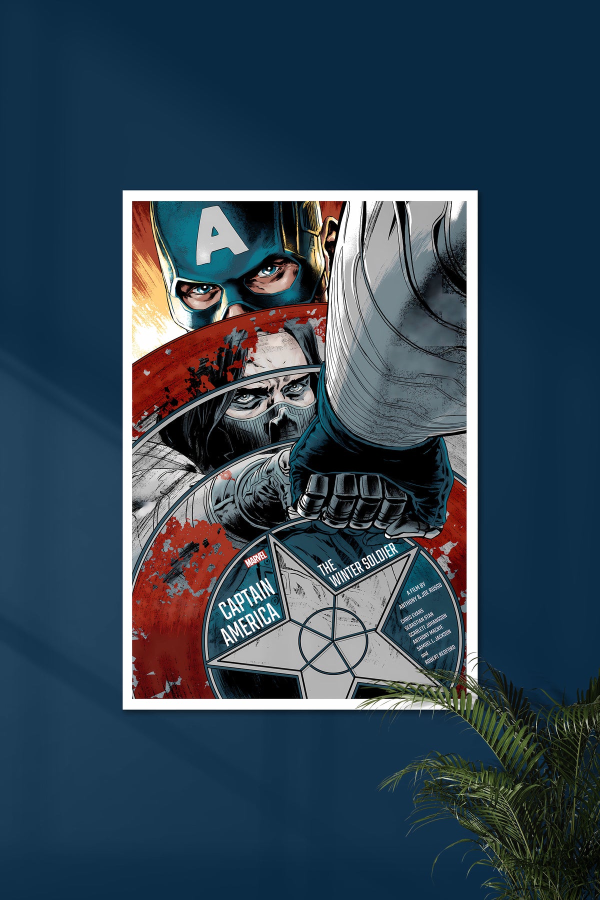 Captain America The Winter Soldier | Captain America 2 | MARVEL POSTER - A4
