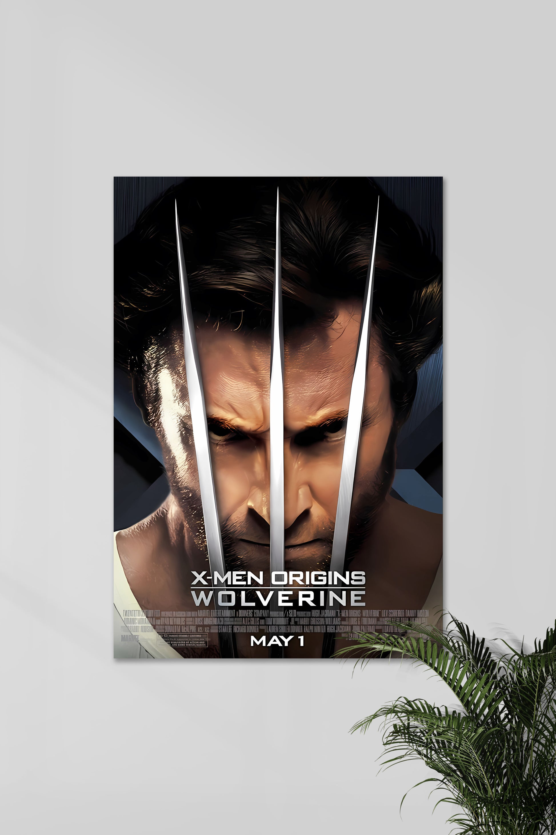WOLVERINE X MEN ORGINS MARVEL Movie Poster Posterized