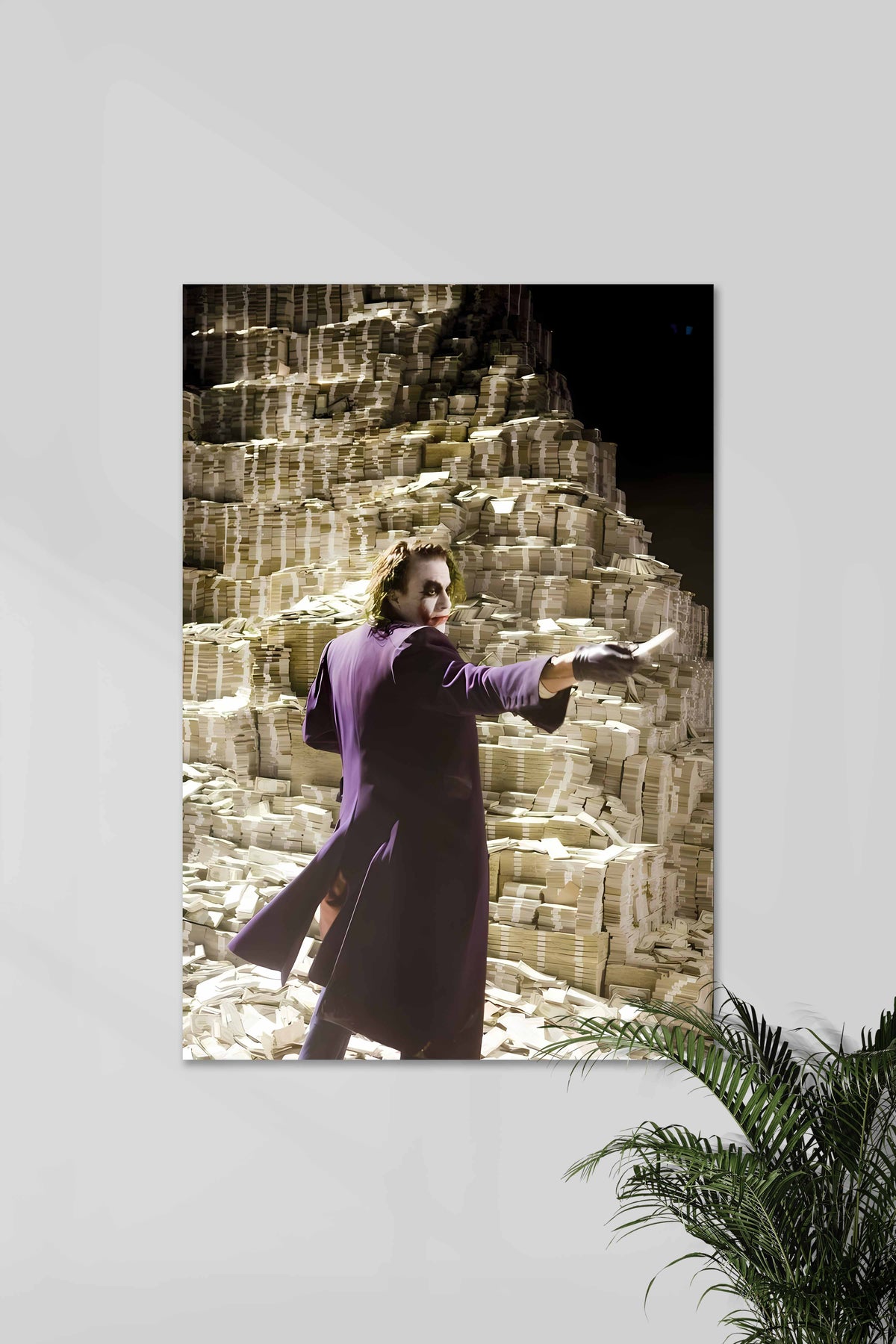 JOKER THE MONEY PIC | The Dark Knight | Money Aesthetic Poster - A4