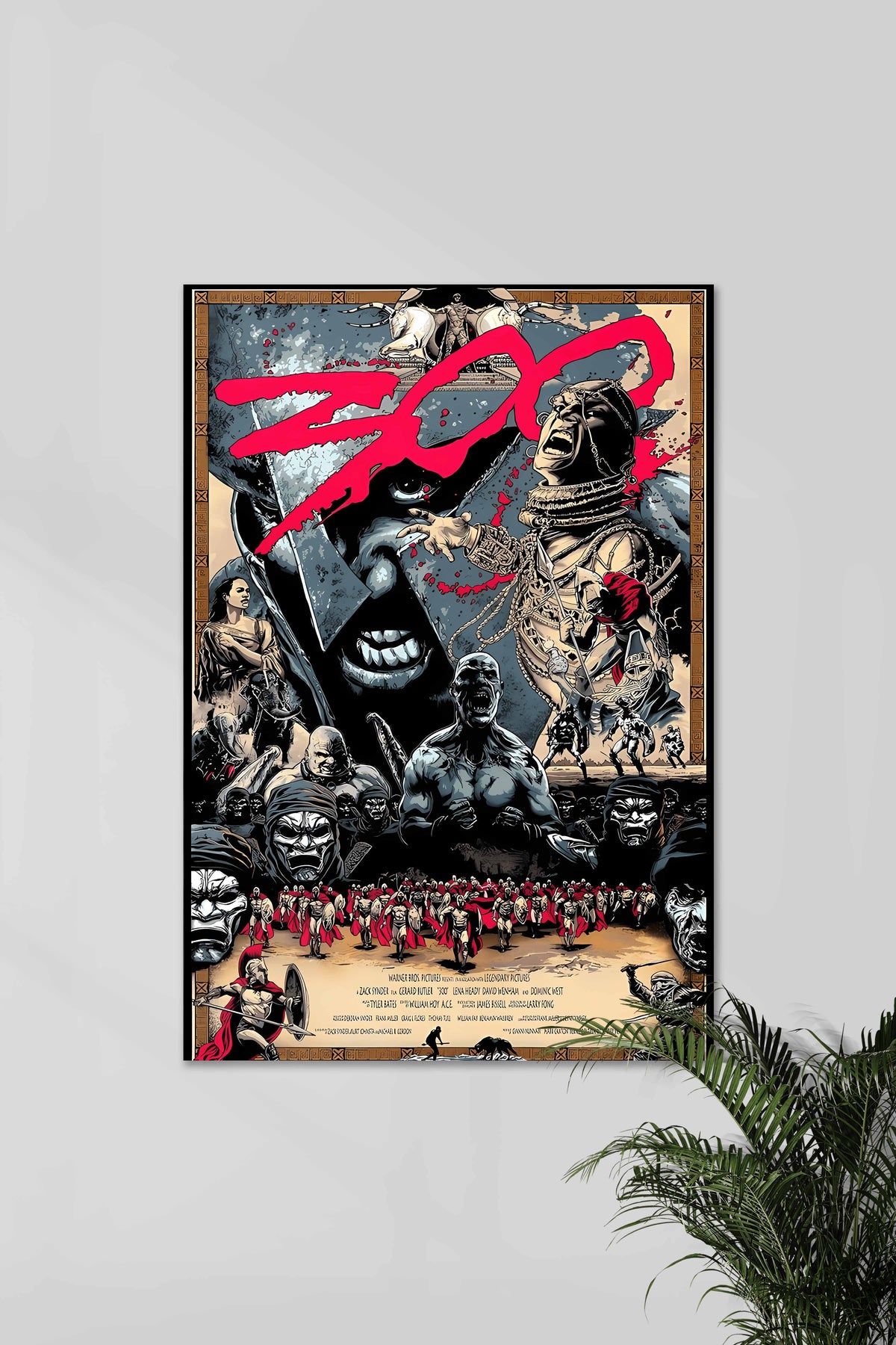 300 | Thirsty for Spartan blood | MOVIE POSTERS - A4