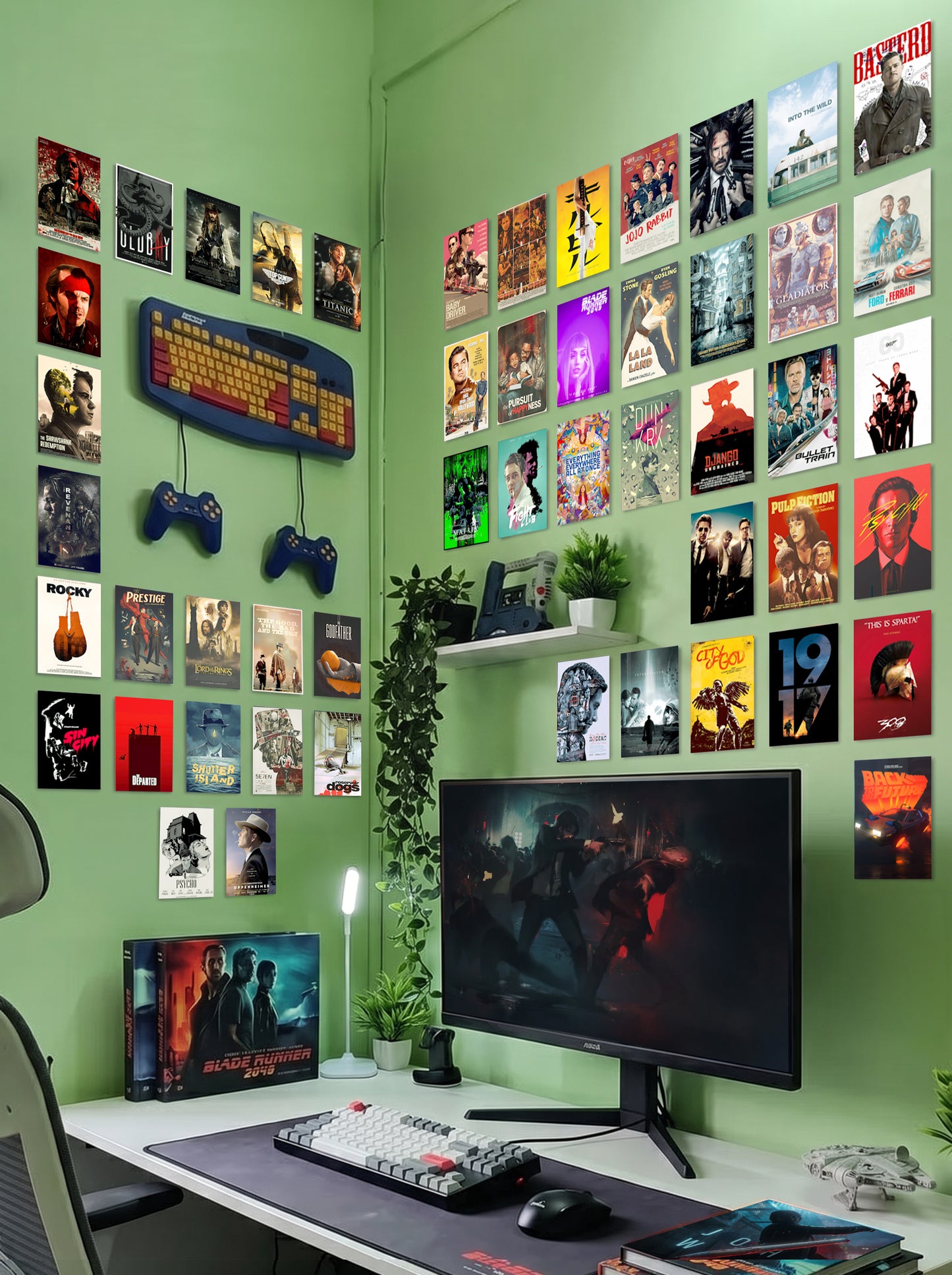 50 Epic Movie Collage Set | Wall Setup Pack