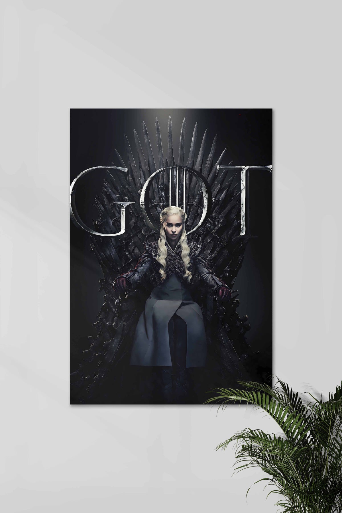 IRON THRONE x DAENERYS TARGARYEN | GOT | Series Poster - A4