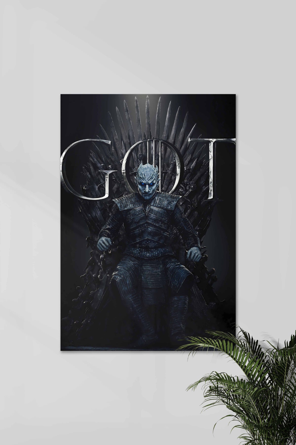 IRON THRONE x NIGHT KING | GOT | Series Poster - A4