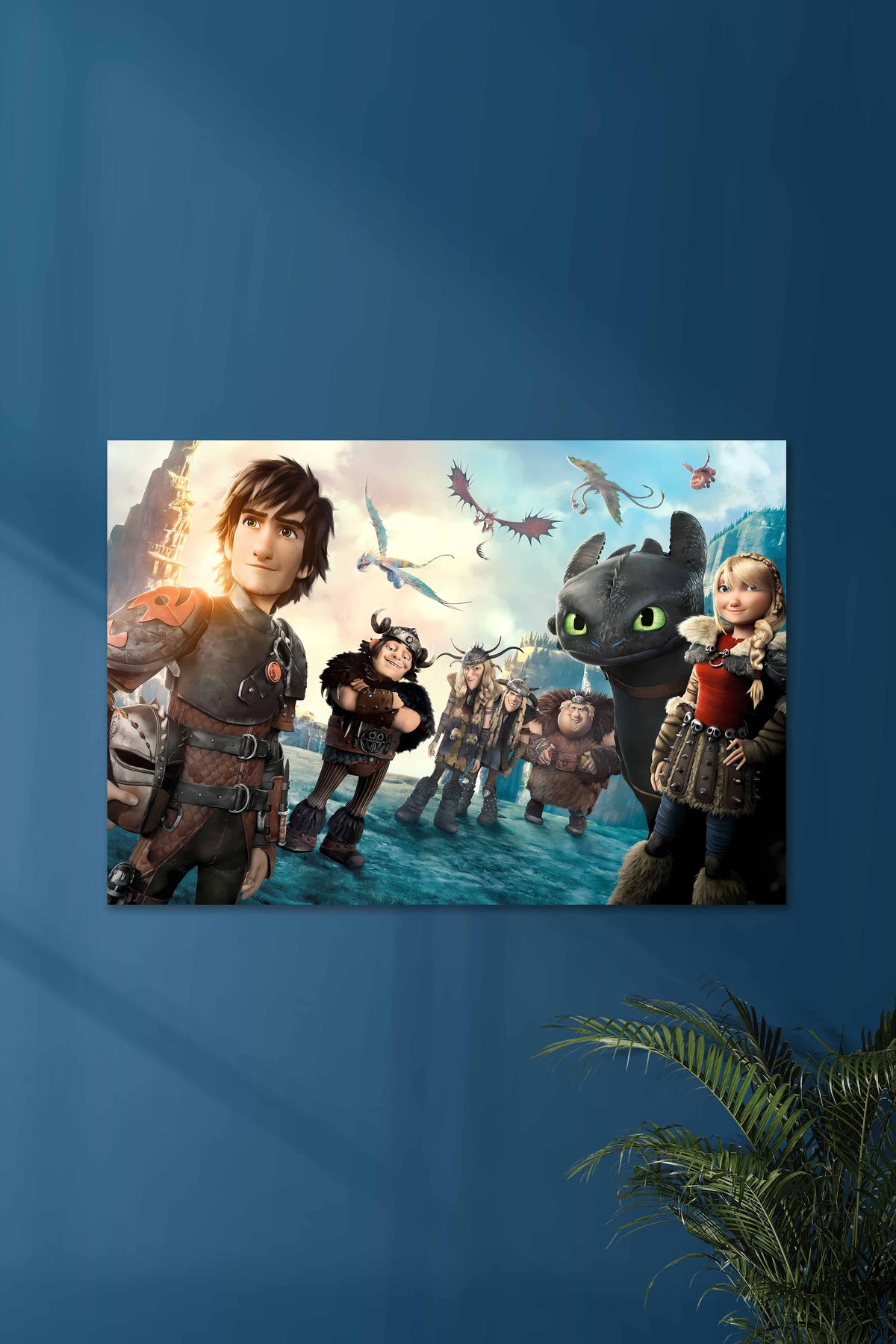HOW TO TRAIN YOUR DRAGON | ANIMATION | Movie Poster - A4