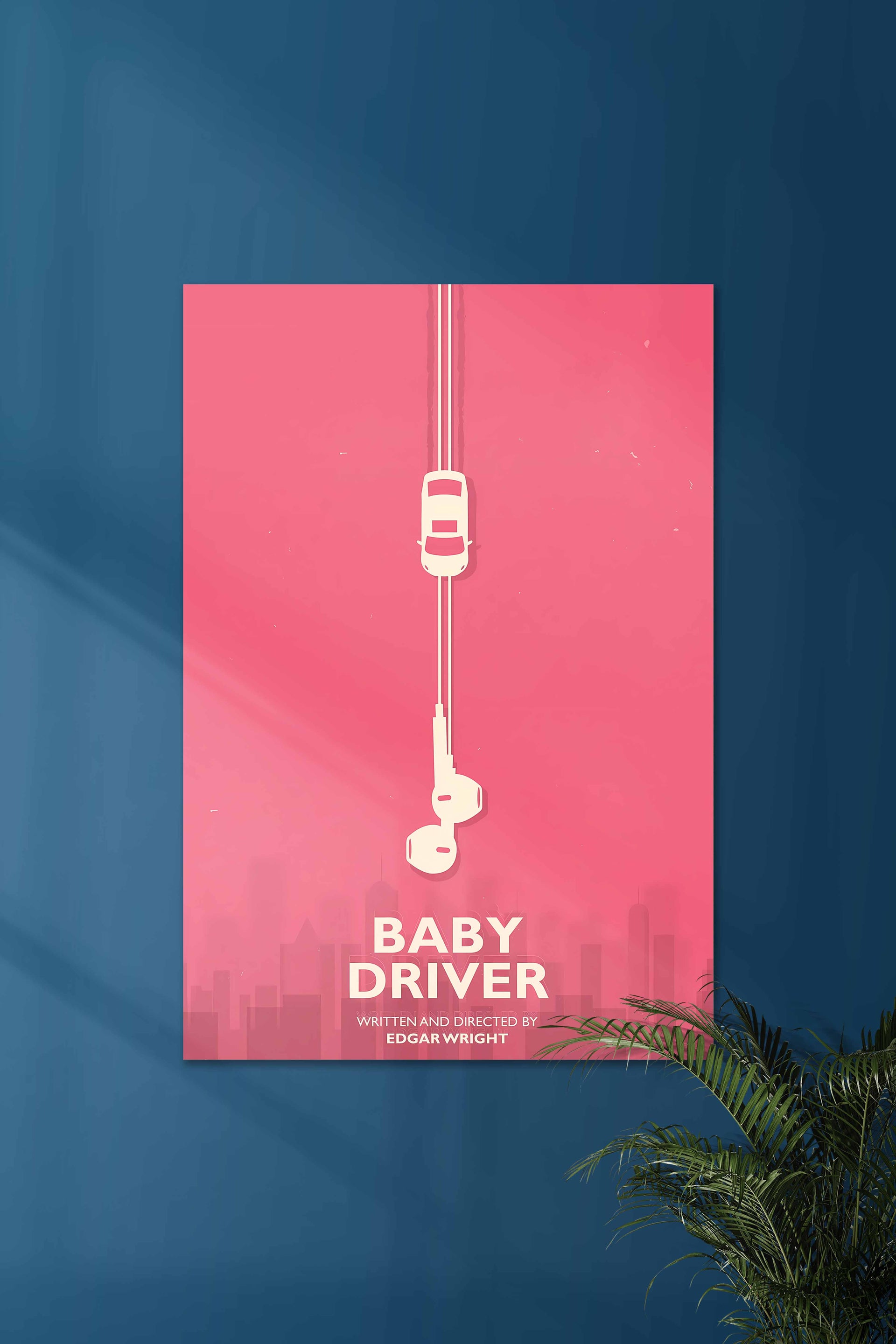 BABY DRIVER #00 Edgar Wright Movie Poster A4