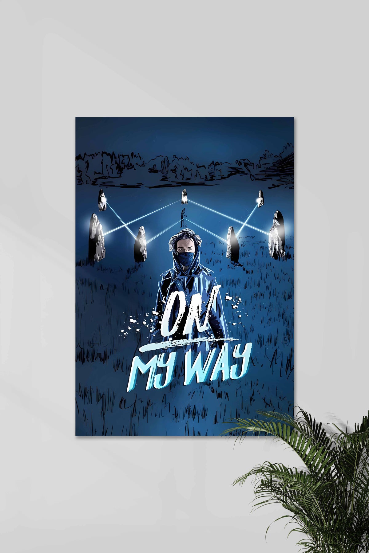Alan Walker On My Way | Alan Walker #00 | Music Artist Poster - A4