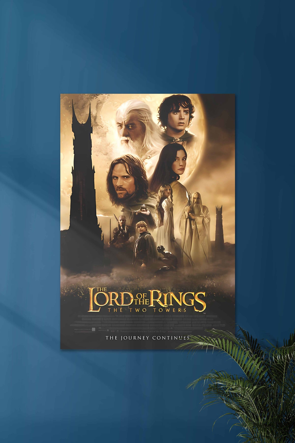 THE JOURNEY CONTINUES | The Lord of the Rings #02 | MOVIE POSTERS - A4