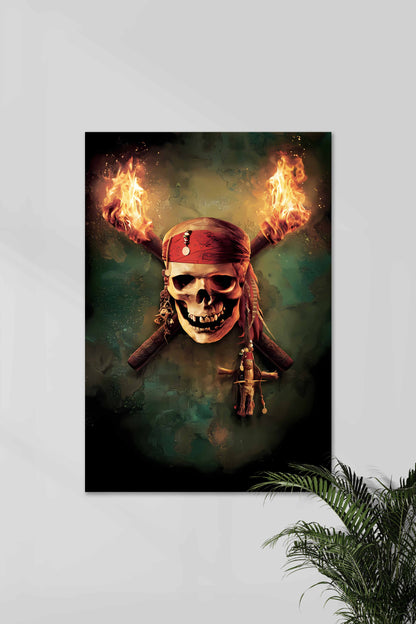 Jack Sparrow's JollyRoger #01 | Pirates Of The Caribbean | MOVIE POSTERS