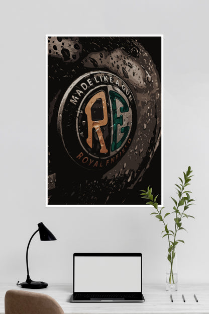 MADE LIKE A GUN | ROYAL ENFIELD | BIKE POSTERS