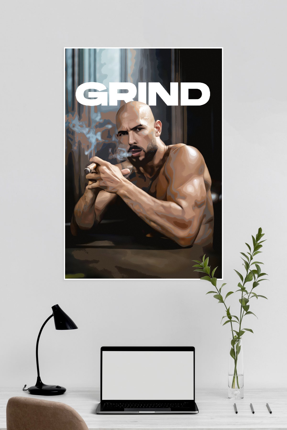 Andrew Tate | Grind | Top G | Motivational Poster - A4