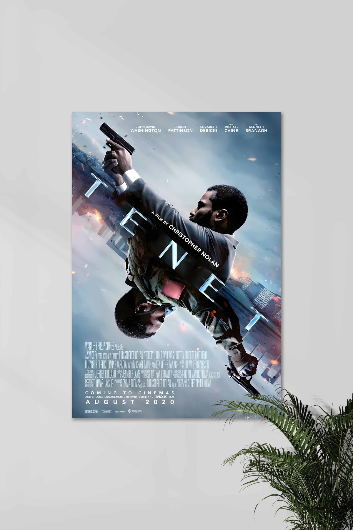 TENET #00 | Christopher Nolan Movies | Movie Poster - A4