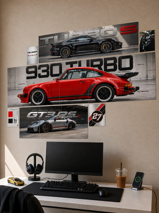 Porsche Performance Collection Wall Setup | Wall Setup Pack