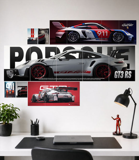 The Ultimate Porsche Wall Setup | 17 Piece Mix Pack