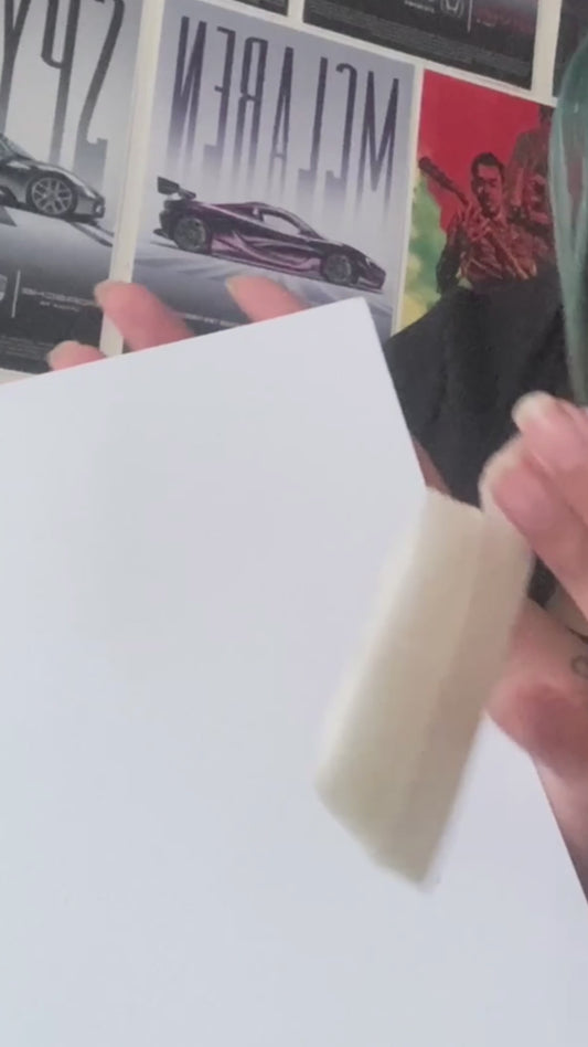 Glue Dots 200 Clear Adhesive Dots | Double Sided Poster Mounting Stickers