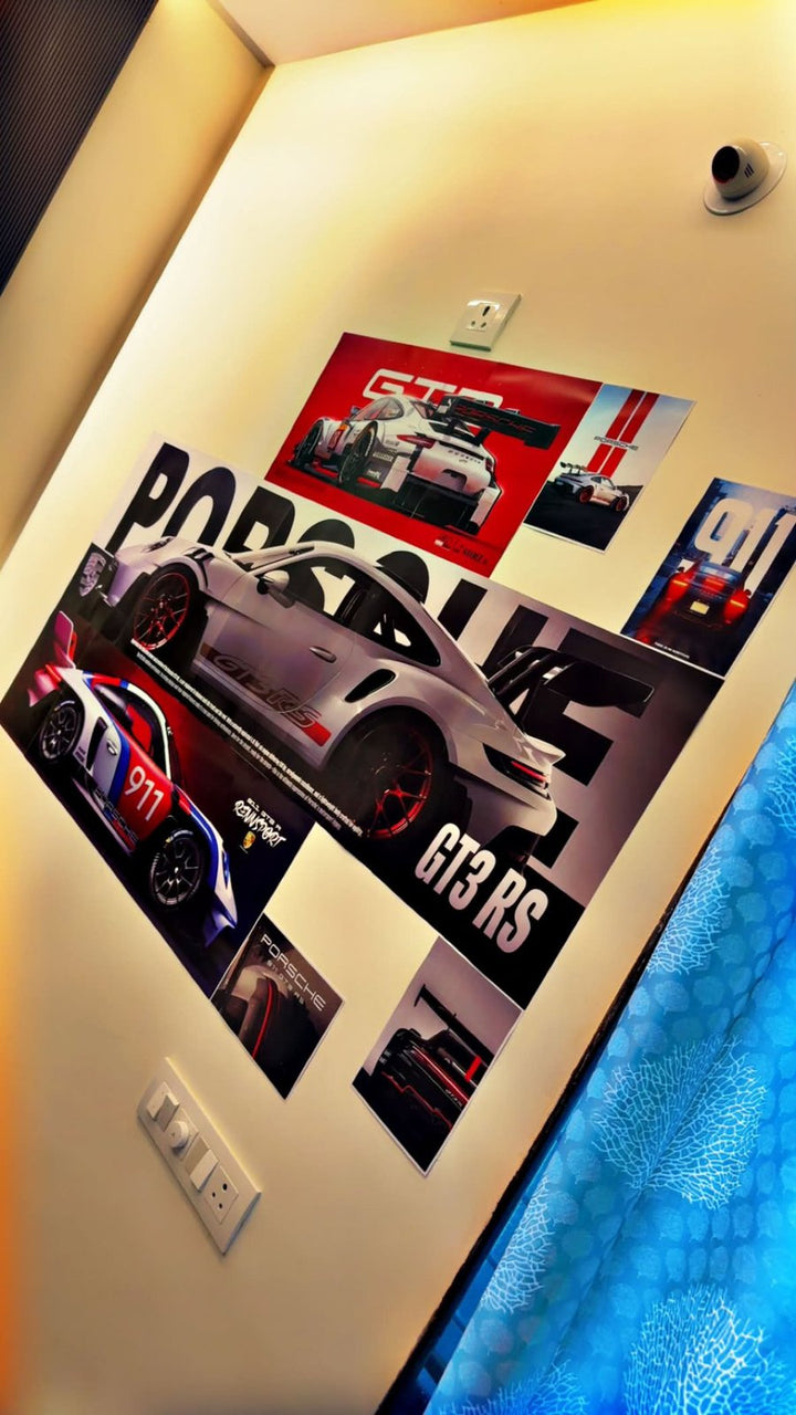Porsche GT3 RS wall