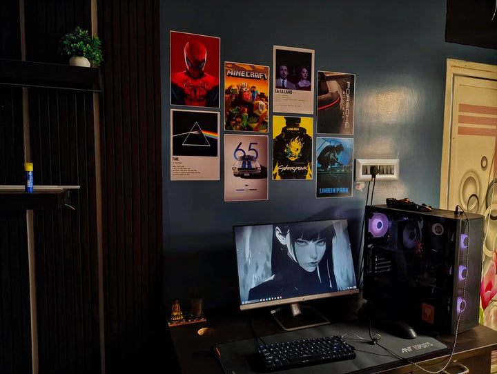 Gaming room wall