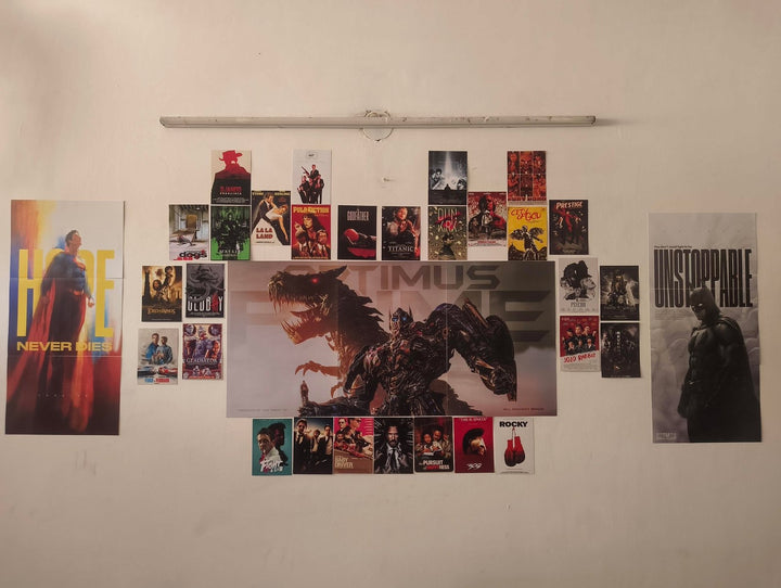Movie poster wall