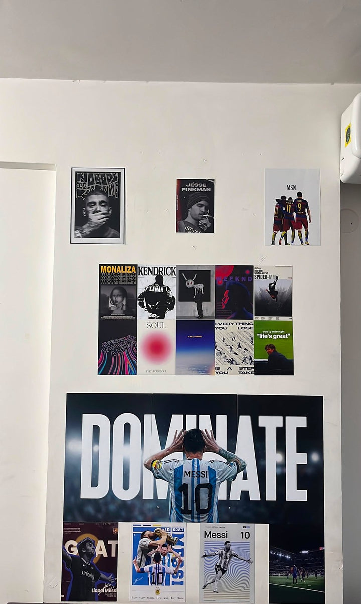 Messi & music wall
