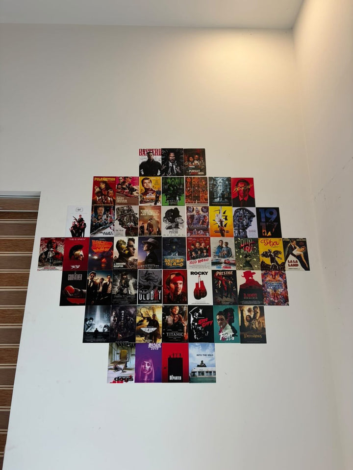 Movie poster diamond wall