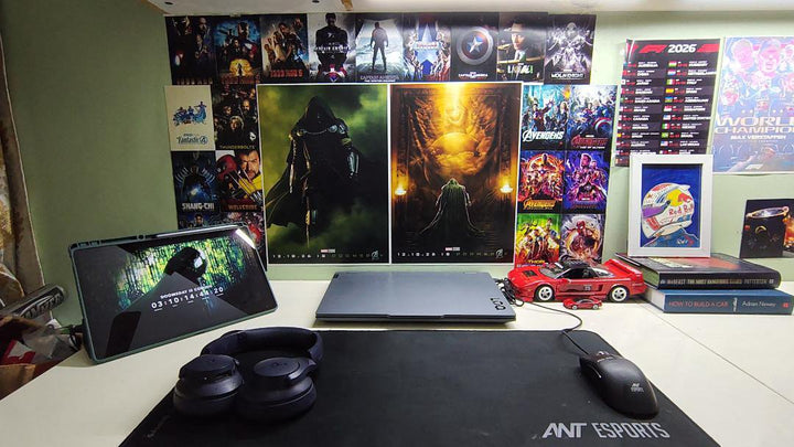 Gaming desk wall