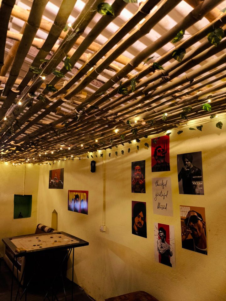 Café poster wall