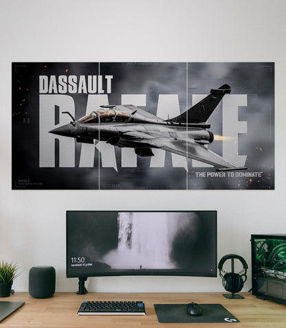 DASSAULT RAFALE STROM | Fighter Jet | 3 Piece Set