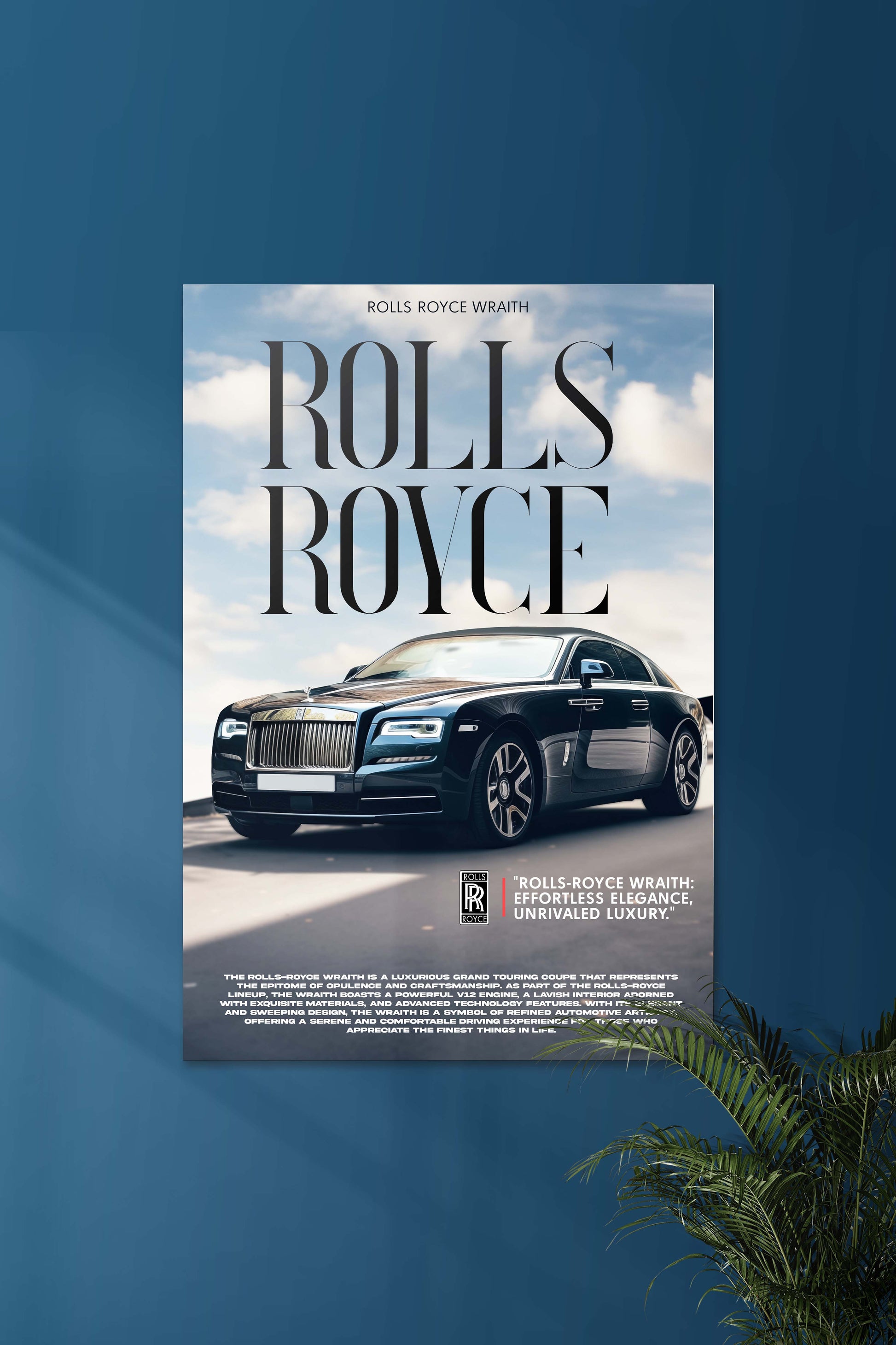 ROLLS ROYCE WRAITH | CONCEPT CARS #06 | CAR POSTERS | Posterized.in