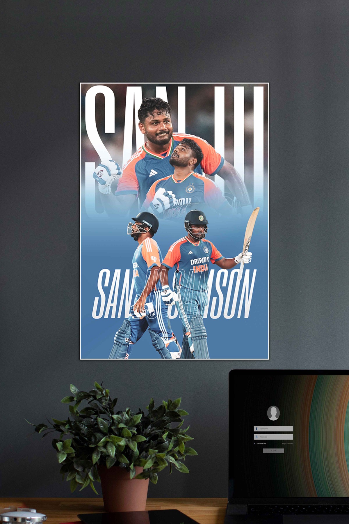 SANJU 111 | Sanju Samson | Cricket Poster - A4