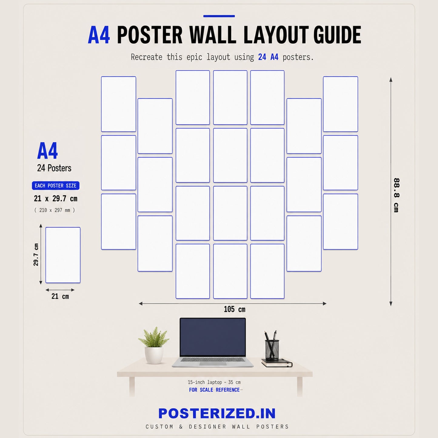 Ultimate Fan Wall Setup - 24 A4 Pack