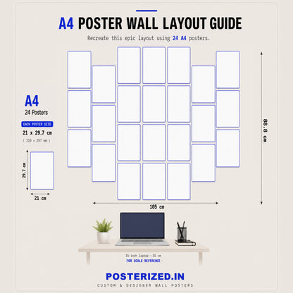 Ultimate Fan Wall Setup - 24 A4 Pack