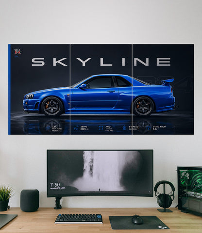 NISSAN SKYLINE R34 | SKYLINE | 3 Piece Set