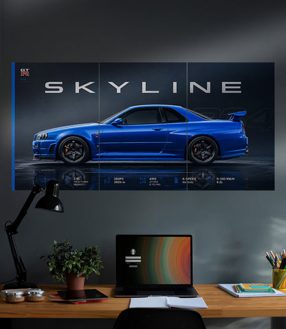 NISSAN SKYLINE R34 | SKYLINE | 3 Piece Set