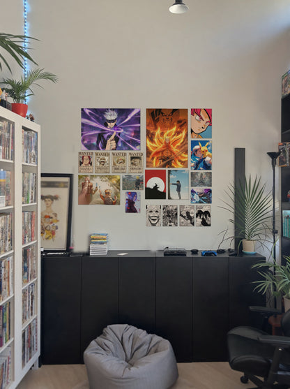 Ultimate Character wall setup pack in a real room, view 2