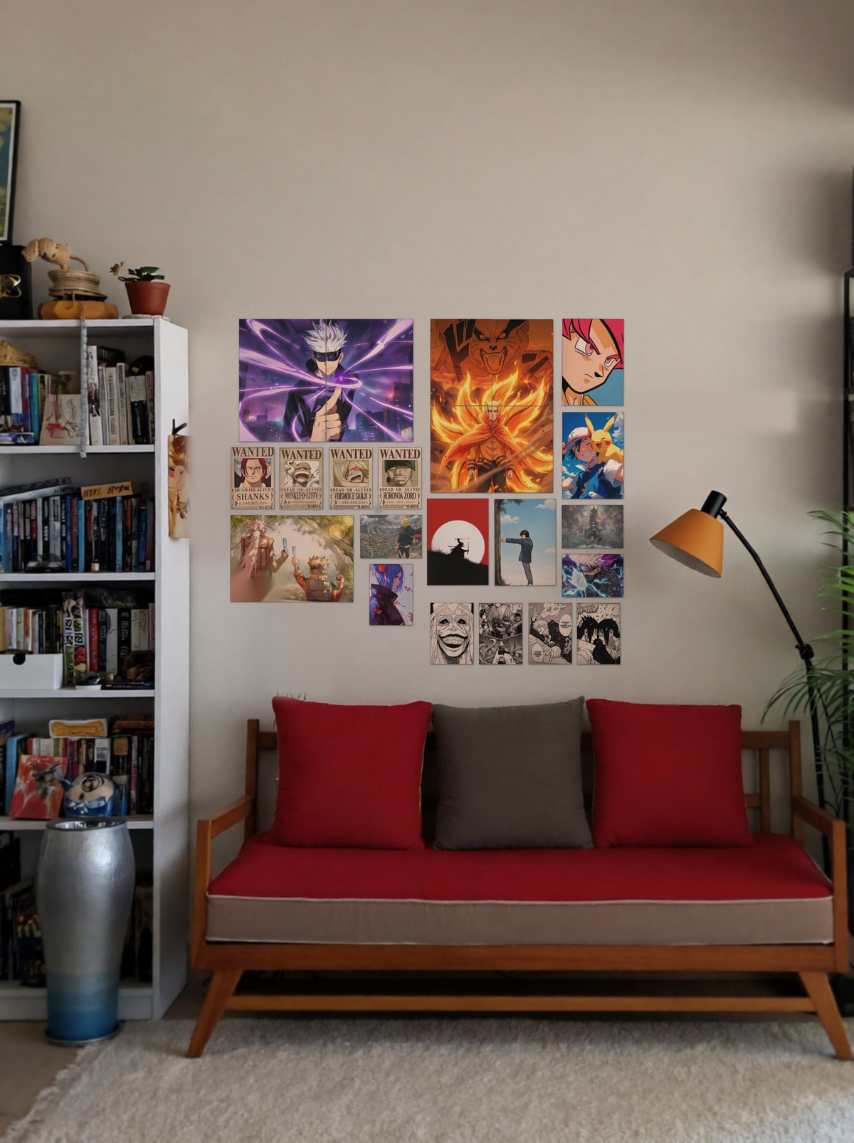 Ultimate Character wall setup pack in a real room, view 5
