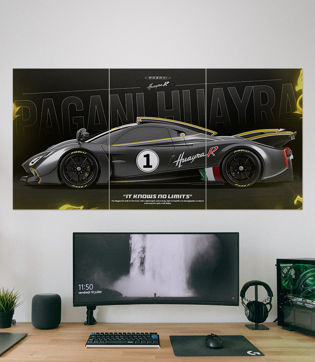 The Pagani Huayra R x NO LIMITS | CAR SET | 3 Piece Set