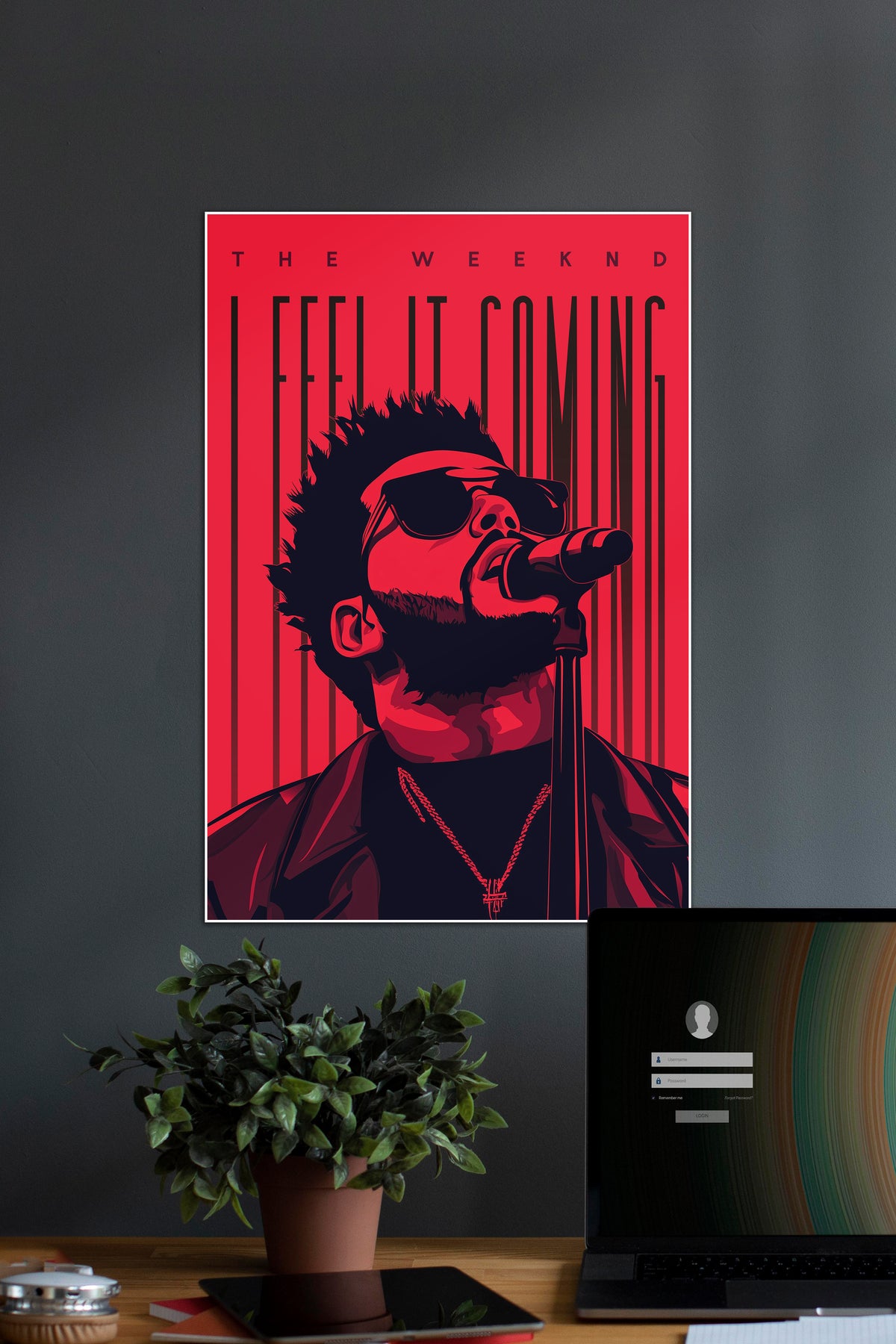 After Hours x I Feel It Coming | Music Artist Poster - A4