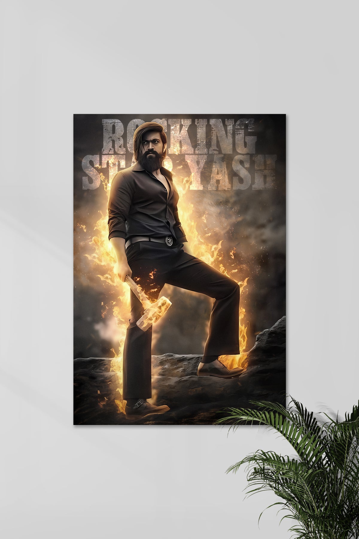 ROCKING STAR YASH | KGF YASH | Indian Movie Poster - A4